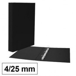 CARPETA PLUS CARTON FOLIO 4A/25 NEGRO