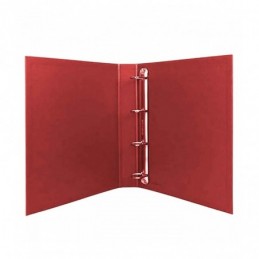 CARPETA CARTON PLUS FOLIO 4A/25 ROJO