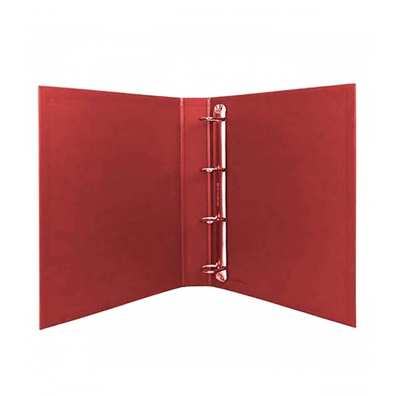 CARPETA CARTON PLUS FOLIO 4A/25 ROJO