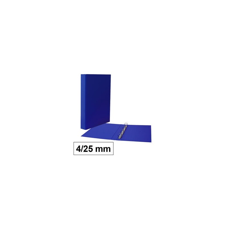 CARPETA CARTON PLUS FOLIO 4A/25 AZUL
