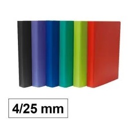 CARPETA CARTON PLUS FOLIO 4A/25 COLORES SURTIDOS
