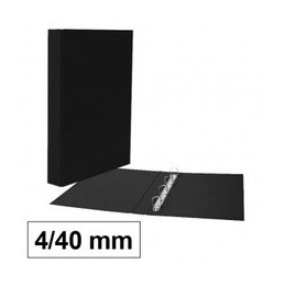 CARPETA PLUS CARTON FOLIO 4A/40 NEGRO