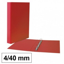 CARPETA PLUS CARTON FOLIO 4A/40 ROJO