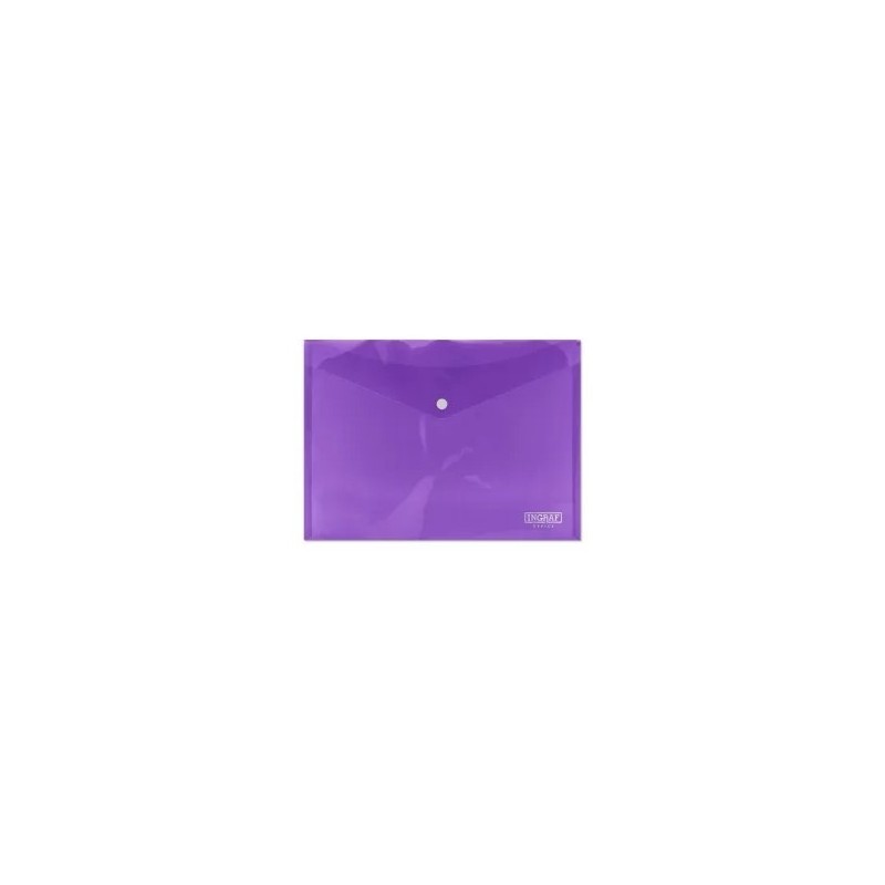 SOBRE POLIPRO A-5 BROCHE LILA