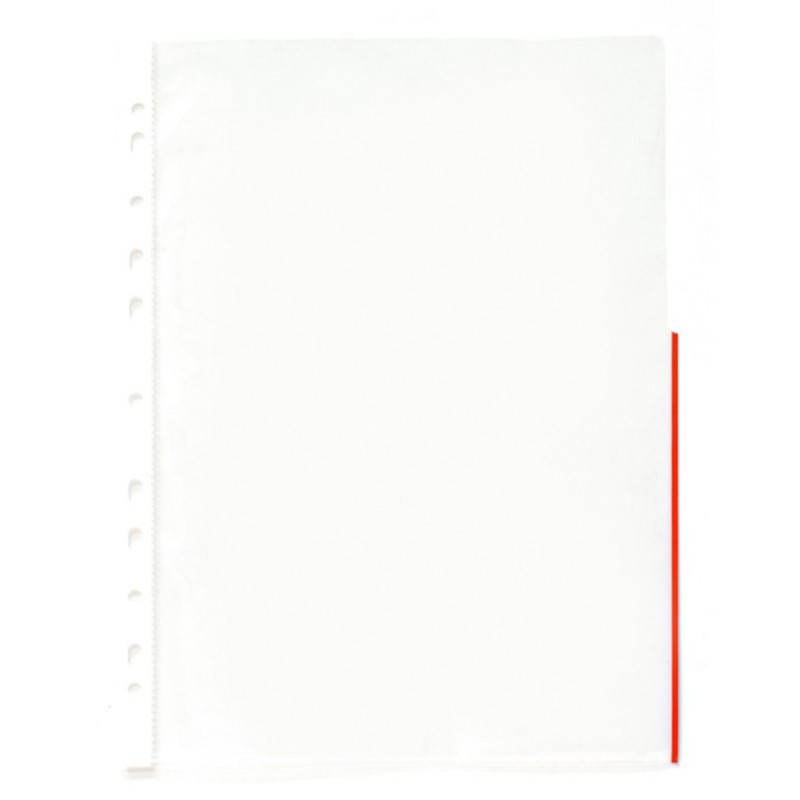 FUNDA MULT. PLUS A4 B. ROJO 80MC 25