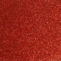 CARTULINA GLITTER 250GR/M2 50x65 5H ROJO
