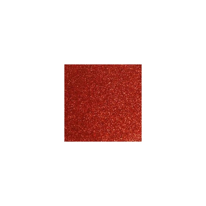 CARTULINA GLITTER 250GR/M2 50x65 5H ROJO