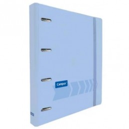 CARPETA CAMPUS U PP 4A 35MM REC AZUL PASTEL