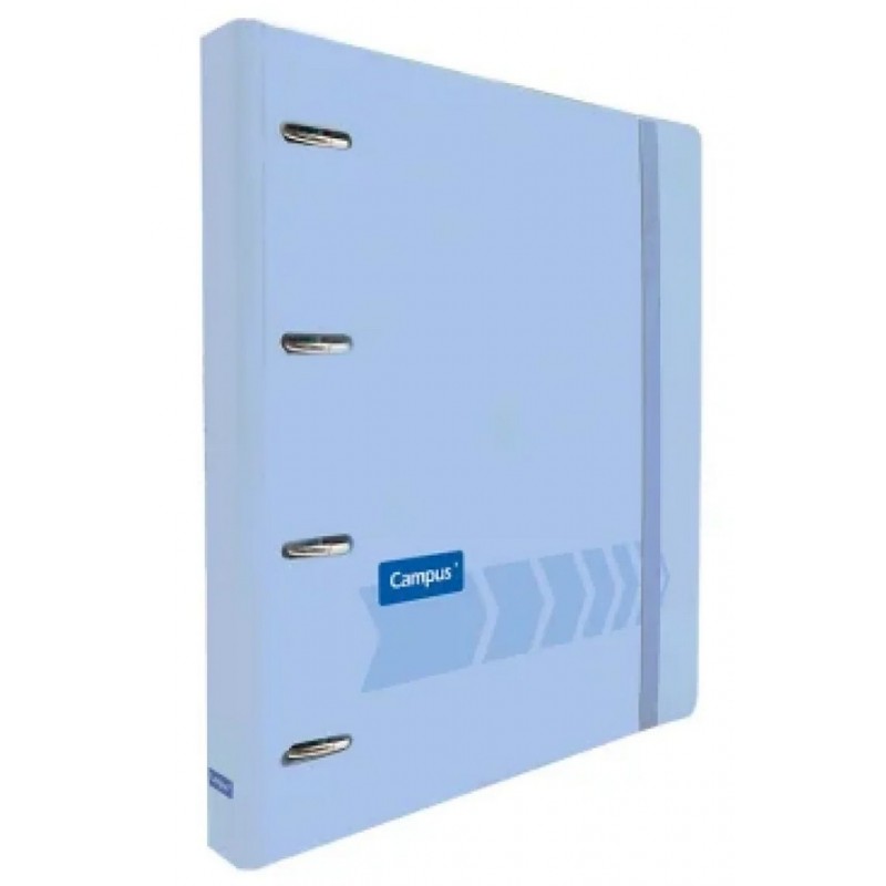 CARPETA CAMPUS U PP 4A 35MM REC AZUL PASTEL