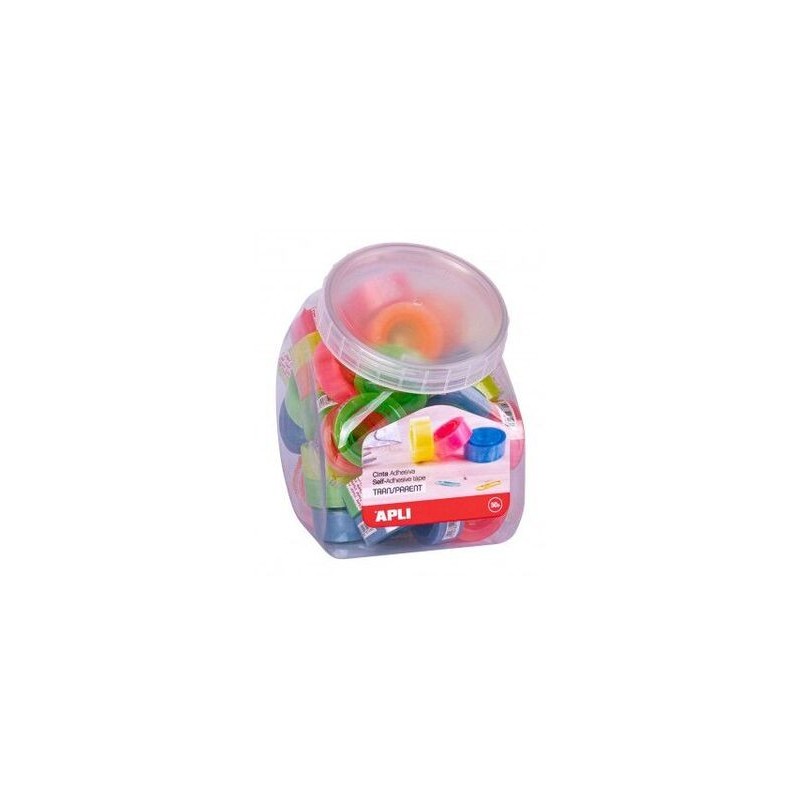 CINTA ADHESIVA TRANSPARENTE 19MMx20M FLUOR
