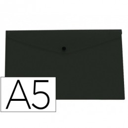 SOBRE POLIPRO A-5 BROCHE NEGRO