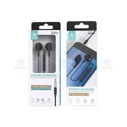 IKREA WC8509 AURICULARES CON MICROFONO 1.2M NEGRO