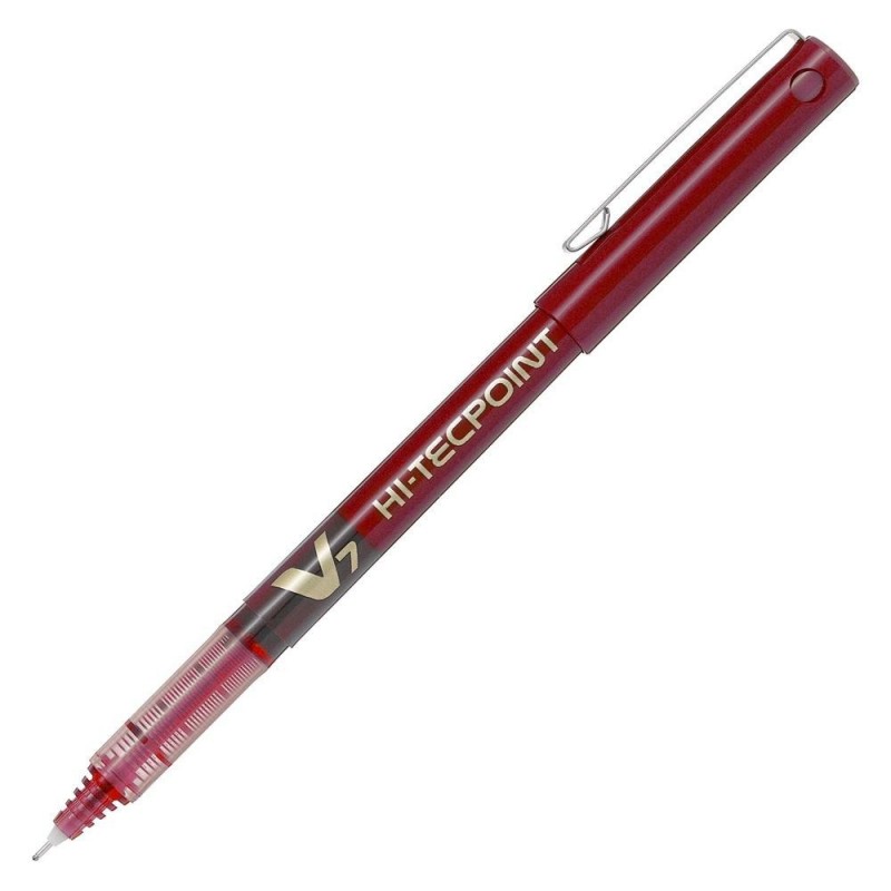 ROTULADOR PILOT PUNTA AGUJA V-7 ROJO 0.7