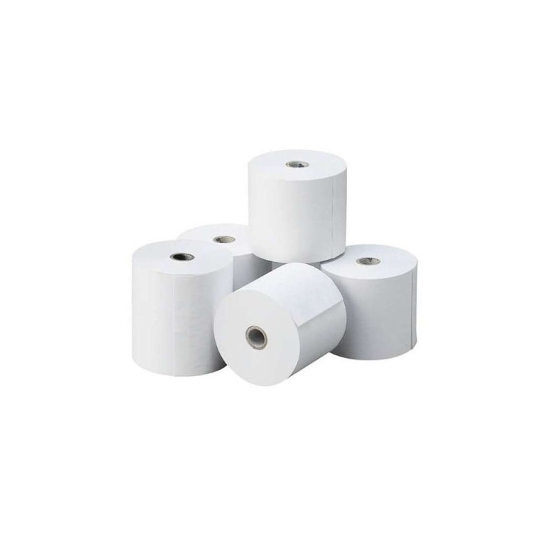 OQONOS 5 ROLLOS DE PAPEL TERMICO 80x80x12MM