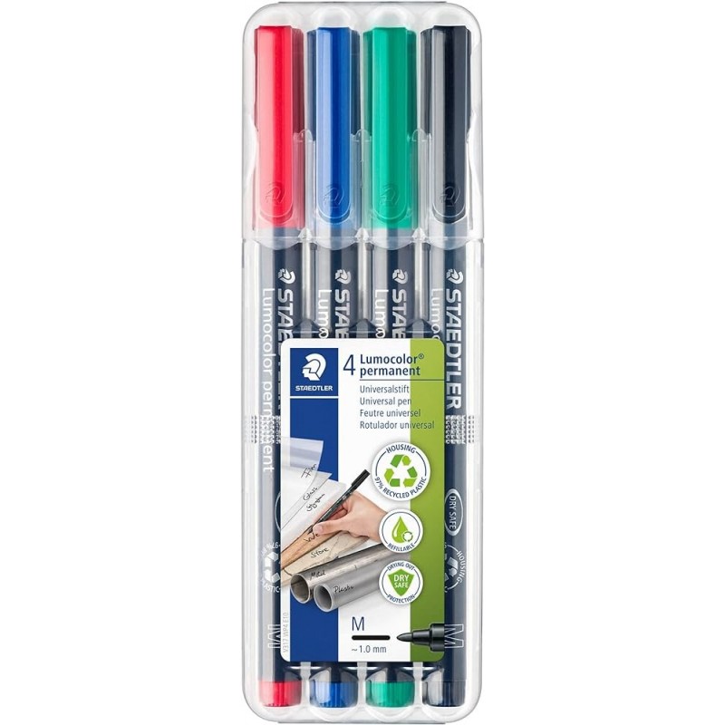 JUEGO DE ROTULADORES STAEDTLER LUMOCOLOR S F M 05M