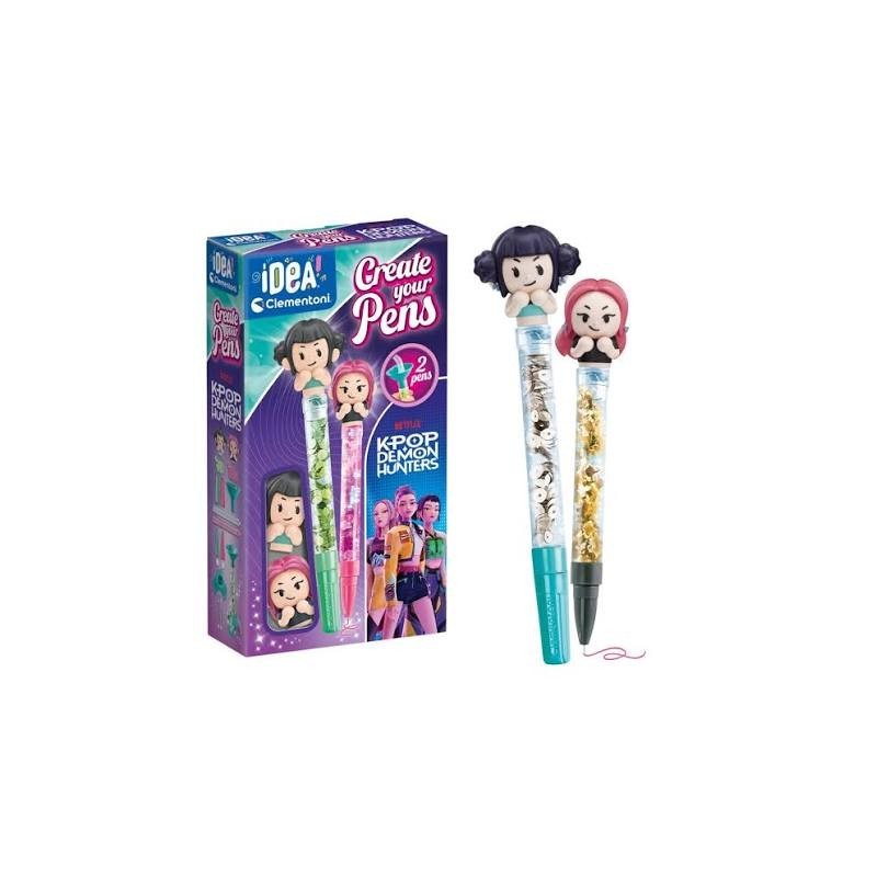 JUEGO CLEMENTONI CREA TUS BOLIGRAFOS K-POP ZOEY Y