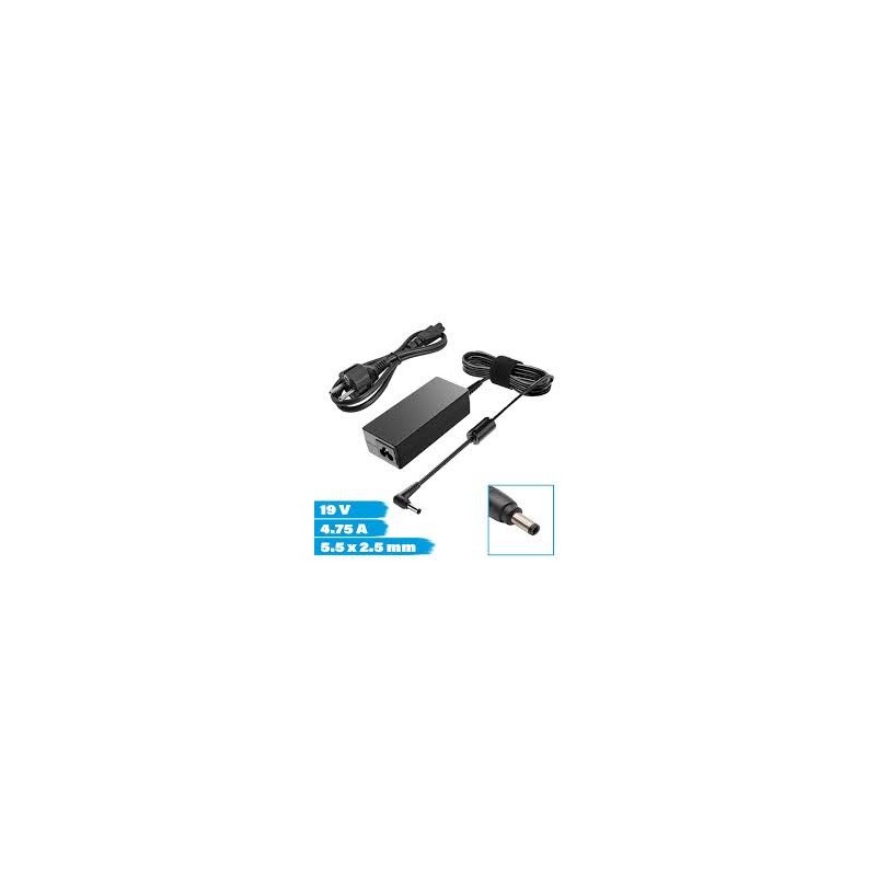 CARGADOR TOSHIBA ASUS 19V 4.7A 90W 5.5*2.5mm