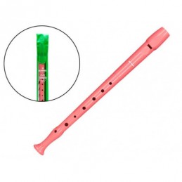 FLAUTA HOHNER PLASTICO COLOR CORAL