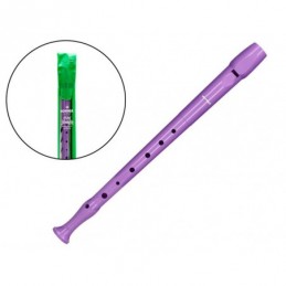 FLAUTA HOHNER PLASTICO COLOR MALVA