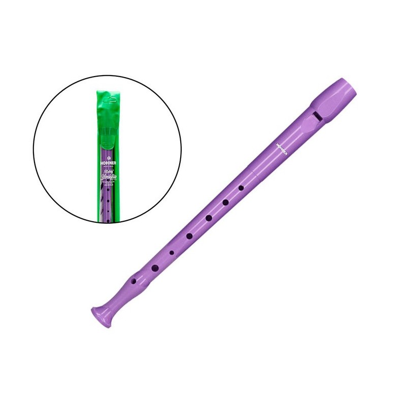 FLAUTA HOHNER PLASTICO COLOR MALVA