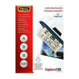 FUNDA PLASTIFICAR FELLOWES BRILLO 216x303 A4 125 M