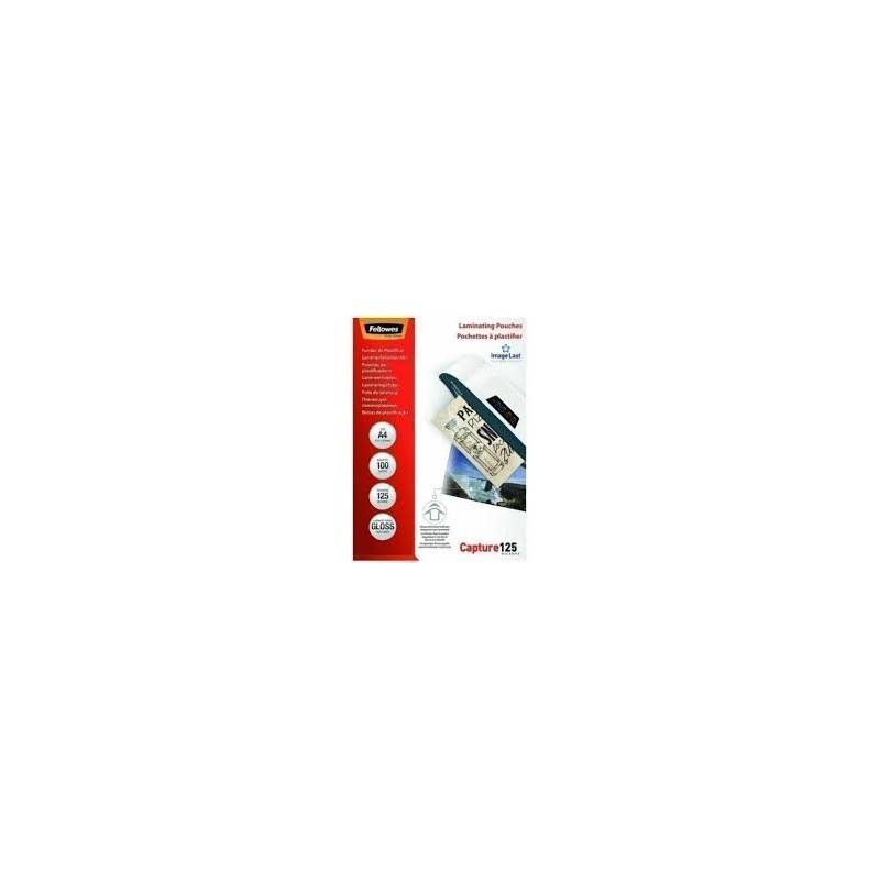 FUNDA PLASTIFICAR FELLOWES BRILLO 216x303 A4 125 M