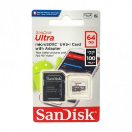 TARJETA SANDISK 64GB UP TO 100MB/SG