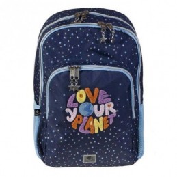 MOCHILA ESCOLAR DOBLE LOVE BUSQUETS