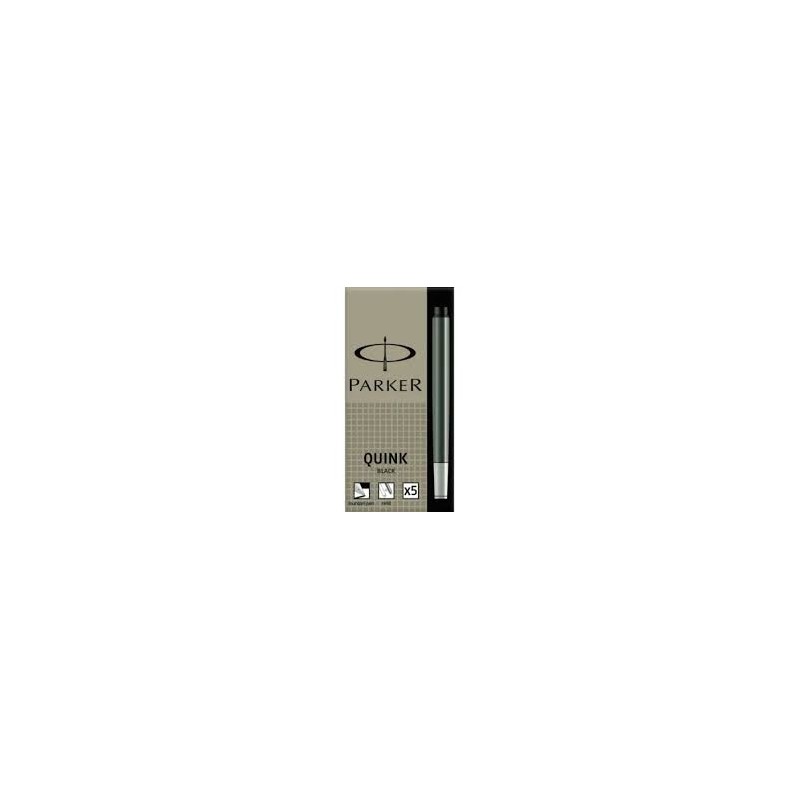 CARTUCHO TINTA PARKER NEGRO B/5