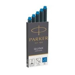 CARTUCHO TINTA PARKER AZUL B/5