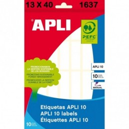 ETIQUETA APLI-10 SOBRE 13x40 E/280UDS
