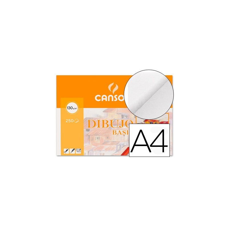 PAPEL DE DIBUJO CANSON BASIK 130GR GVARRO