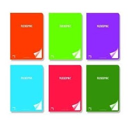 LIBRETA A5 PLUS 48H 90GR PAUTA 3.5MM COLORES SURTI