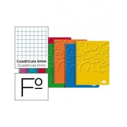 BLOC ESPIRAL LIDERPAPEL FOLIO 80H 60G 6MM CON MARG