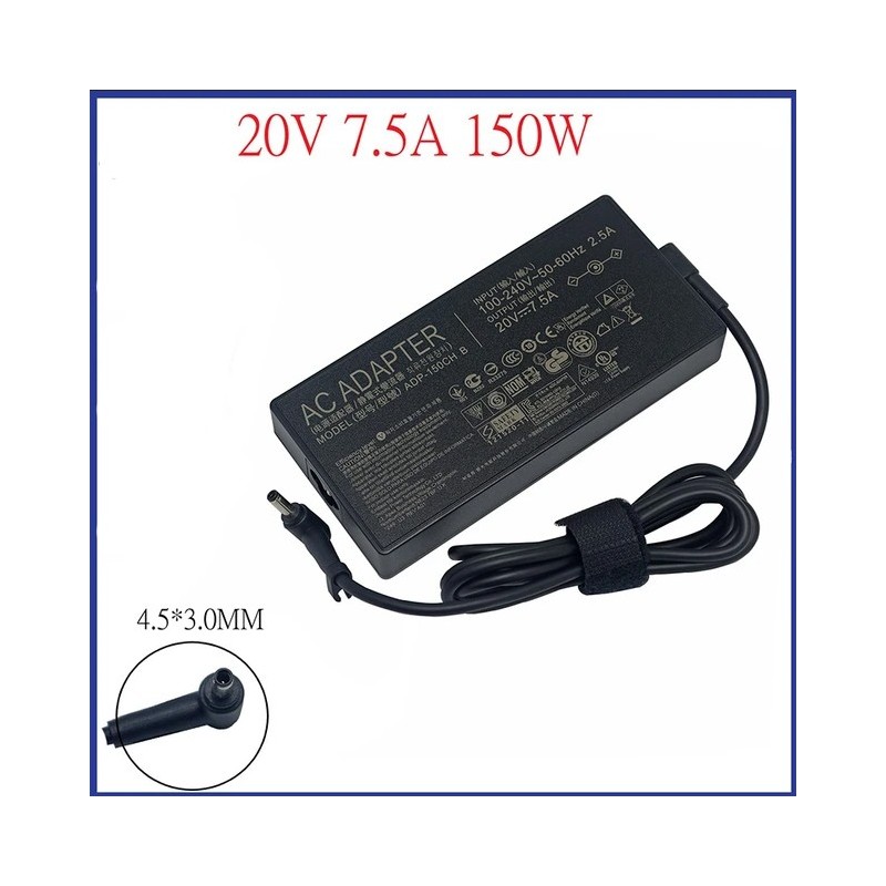CARGADOR ASUS 20V 7.5A 150W 4.5*3.0mm 3PIN
