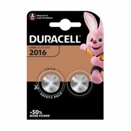 PACK DE 2 PILAS DURACELL 2016/3V