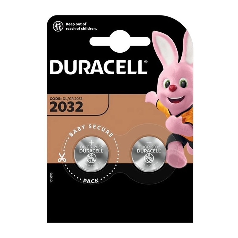 PACK DE 2 PILAS DURACELL 2032/3V