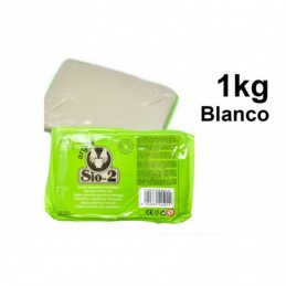 PASTA ARCILLA BLANCA 1KG APROX SIO-2