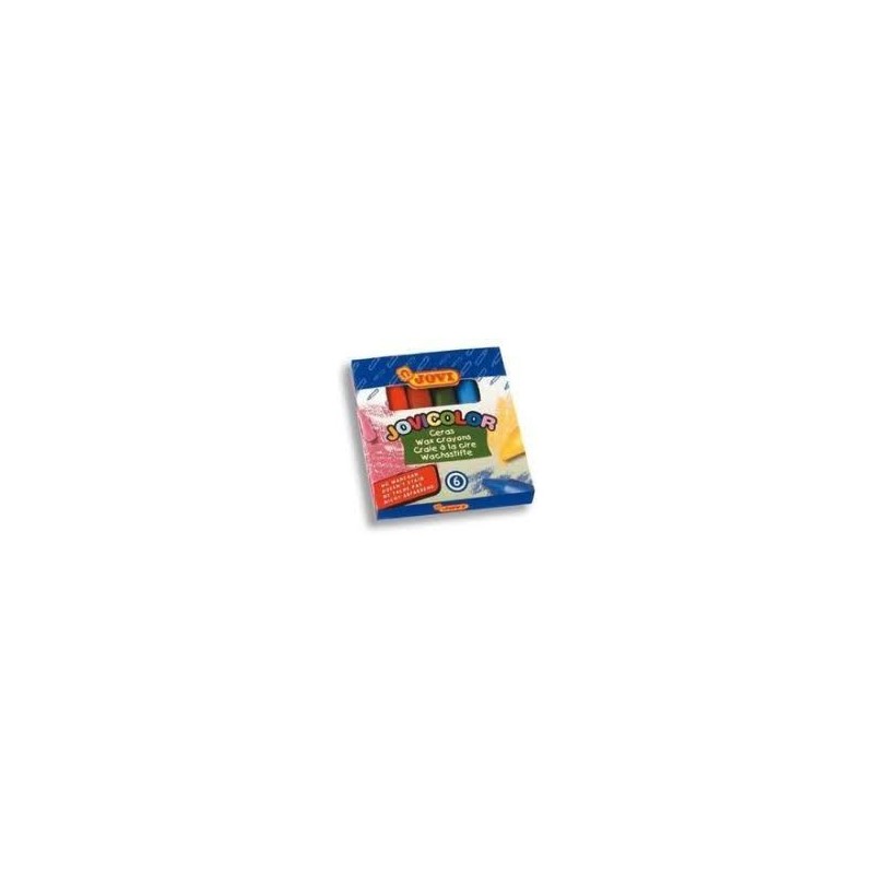 LAPICES CERA JOVICOLOR CAJA DE 6 COLORES