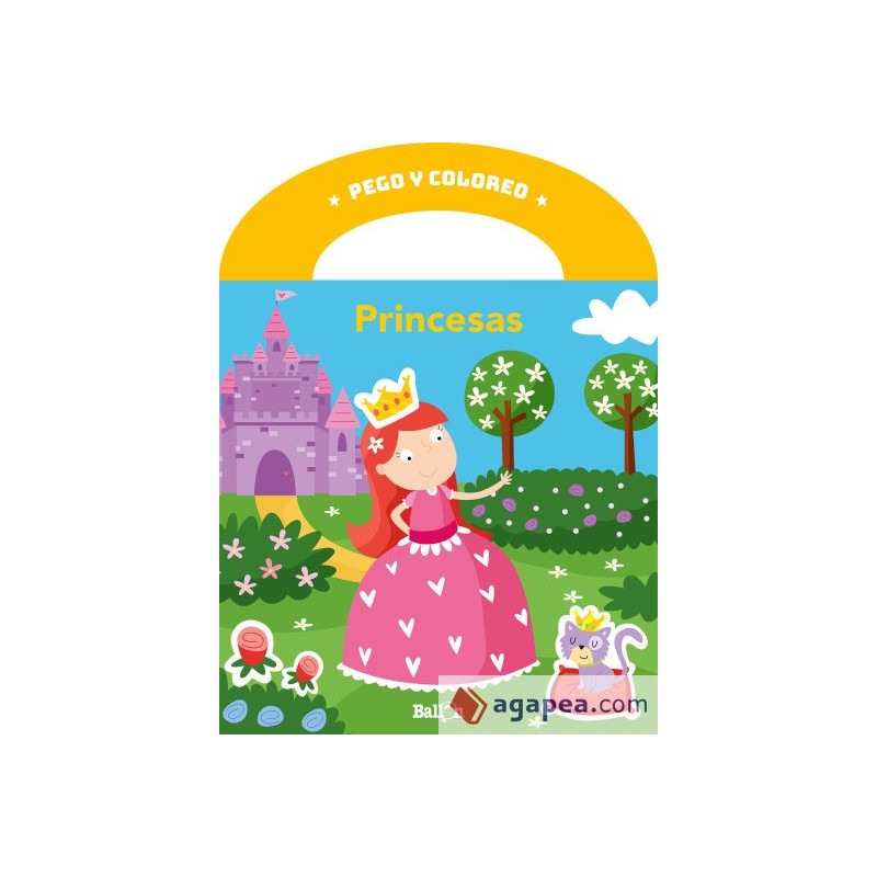 PEGO Y COLOREO - PRINCESAS