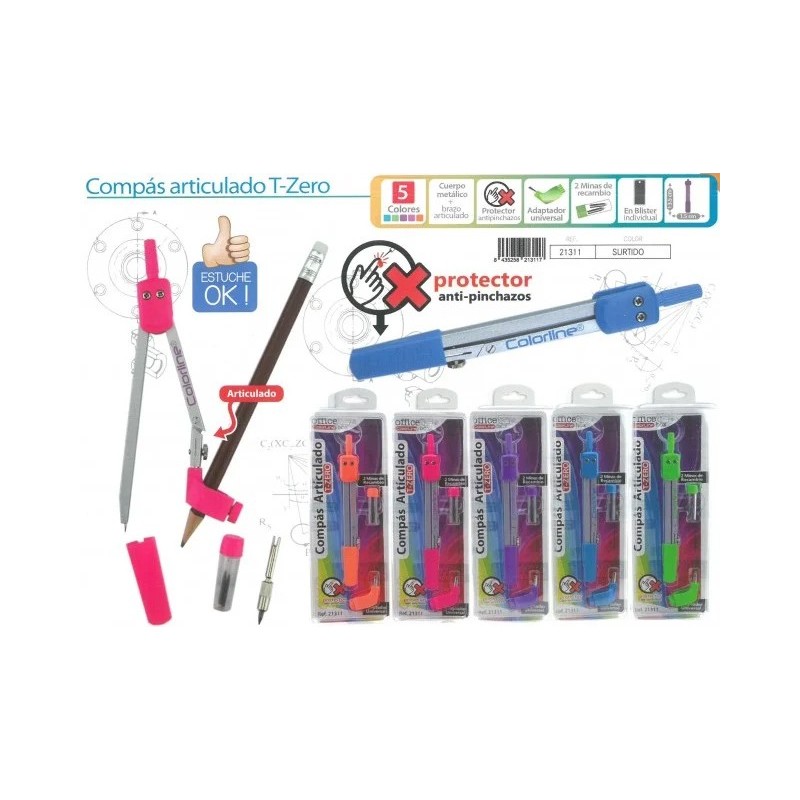 COMPAS T-ZERO CON PROTECTOR MAS ADAPTADOR
