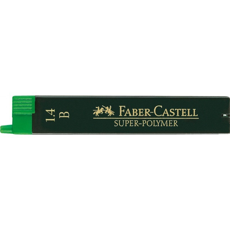 MINAS FABER CASTELL 1.4 B ESTUCHE 6UDS