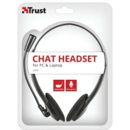 MICROFONO AURICULAR TRUST ZIVA JACK 3.5 CON ADAPTA