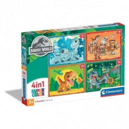 4 IN 1 PUZZLE JURASSIC WORLD