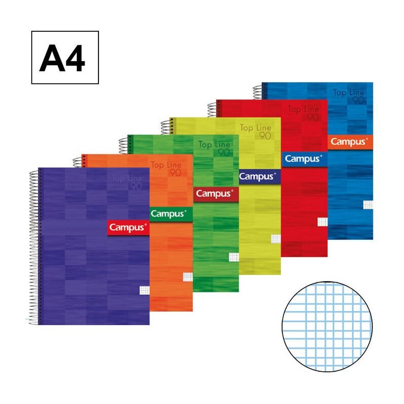 BLOC A4 80 HOJAS TAPA FORRADA 90GR MM