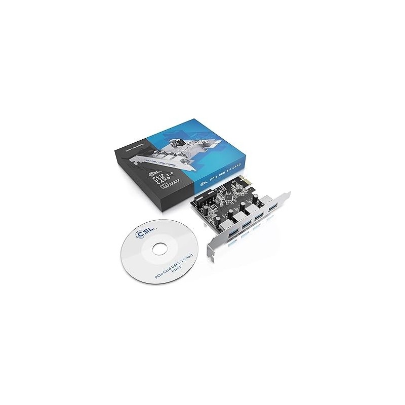CSL TARJETA USB CONTRALADORA 4 PUERTOS USB 3.0