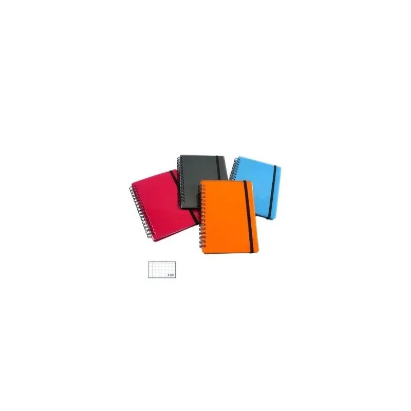 BLOC ESPIRAL POLIPRO A6 60HOJAS CN LISO