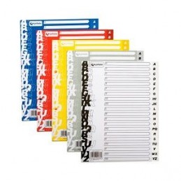 INDICE PLASTICO A4-TALADROS AZ (SEPARADORES)