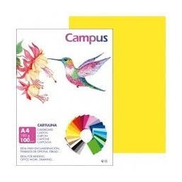 CARTULINA A4 P100 AMARILLO 180GR/M2