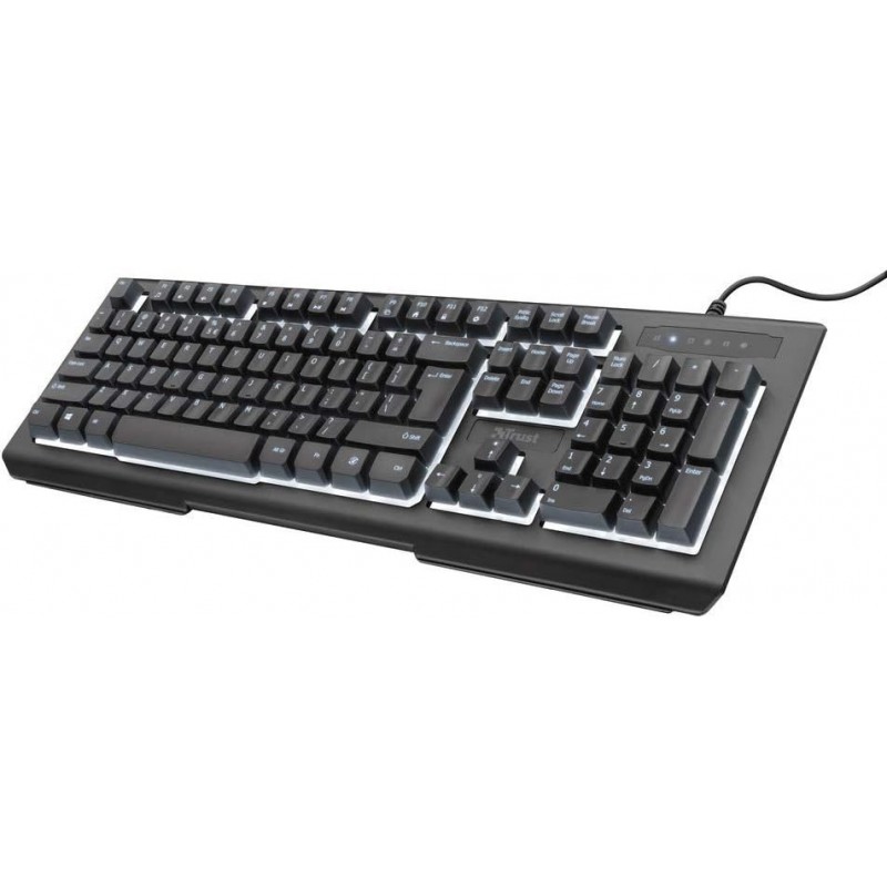 TECLADO TRUST LITO RETROILUMINADO